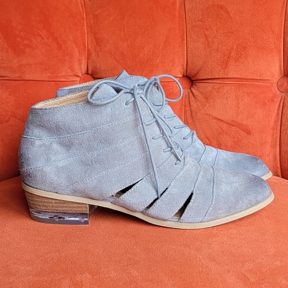 Kensie Aura Leather Ankle Boot Women Size 8m - Picture 1 of 12